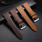 Quick Release Vintage Retro Genuine Leather Watch Band 18mm 20mm 22mm 19mm 21mm 24mm Crazy Horse Men Women Straps Watch Bracelet STRAPS