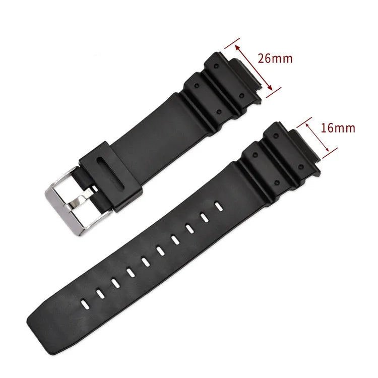 TPU Rubber Strap for Casio G-Shock DW-5600, DW-6900, & DW-9052 STRAPS