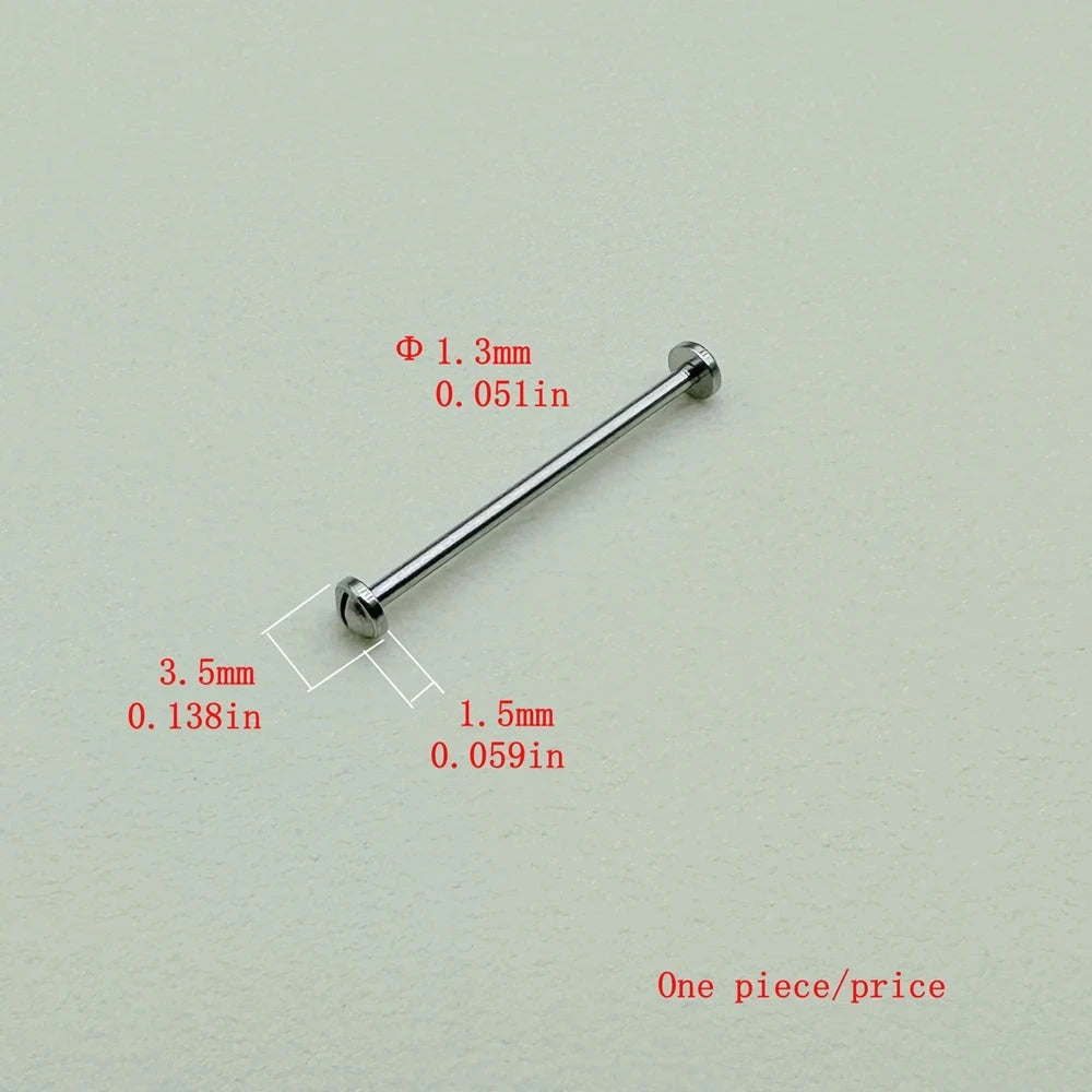 1.3mm Stainless Steel Watch Strap Fastener Screw Rod STRAPS