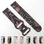 20mm Two-Tone Dandelion Silicone Strap for Samsung Galaxy Watch 4/5/6/7 STRAPS