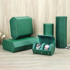 Exquisite Green Genuine Leather Hexagon Watch Roll STRAPS