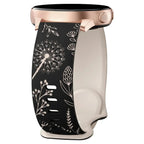 20mm Two-Tone Dandelion Silicone Strap for Samsung Galaxy Watch 4/5/6/7 STRAPS