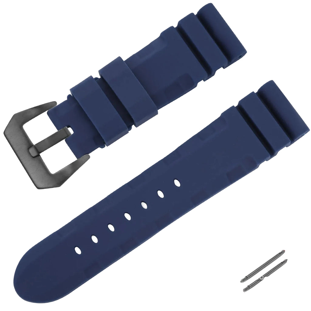 Soft Silicone Strap for Panerai Luminor (PAM01312), Radiomir (PAM00183), & Submersible (PAM00973) STRAPS