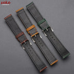 Quick Release Vintage Retro Genuine Leather Watch Band 18mm 20mm 22mm 19mm 21mm 24mm Crazy Horse Men Women Straps Watch Bracelet STRAPS