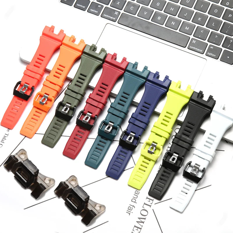 Resin Replacement Strap with Linkers for Casio G-Shock GBA-900 STRAPS