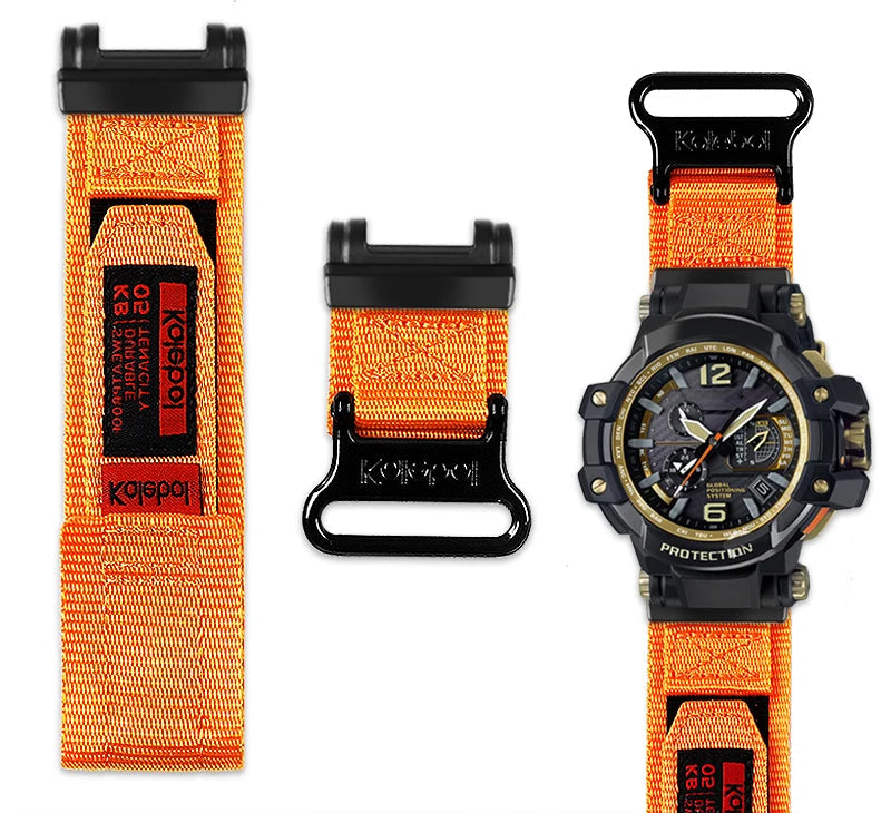 Casio G-SHOCK 5410 Nylon Strap GPW-1000 Series Men’s Sports Canvas Watchband