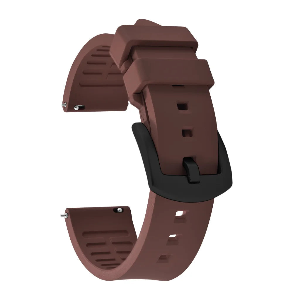 Premium FKM Rubber Watch Strap for Tissot, Seiko, and Omega Models STRAPS