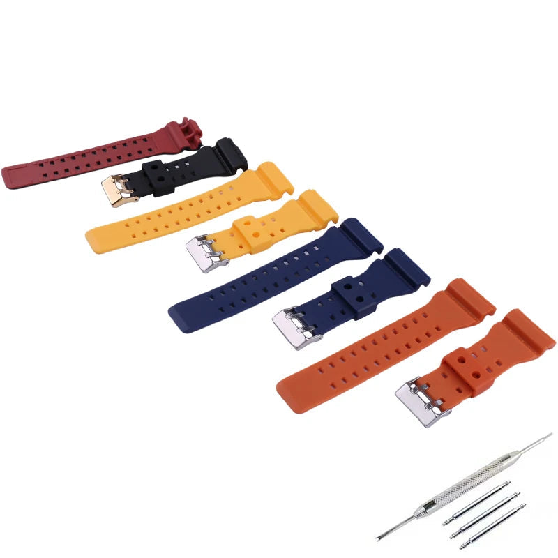 Resin Strap for CASIO G-SHOCK GD-100 GA-100 GA-110 GA-120 GA-140 GA-150 GA-700 GA-710 GAX-100 GLS-100 GLS-8900 STRAPS