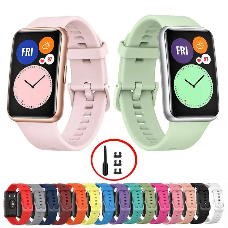 Silicone Band for Huawei Watch FIT - Sport Smartwatch Strap with Tool STRAPS
