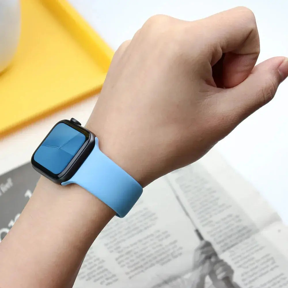 Silicone Sport Band for Apple Watch (44mm, 45mm, 40mm, 41mm, 38mm, 49mm) STRAPS