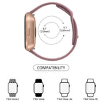 Silicone Sport Watch Band for Fitbit Versa & Sense Series – Comfortable & Durable Strap - STRAPS