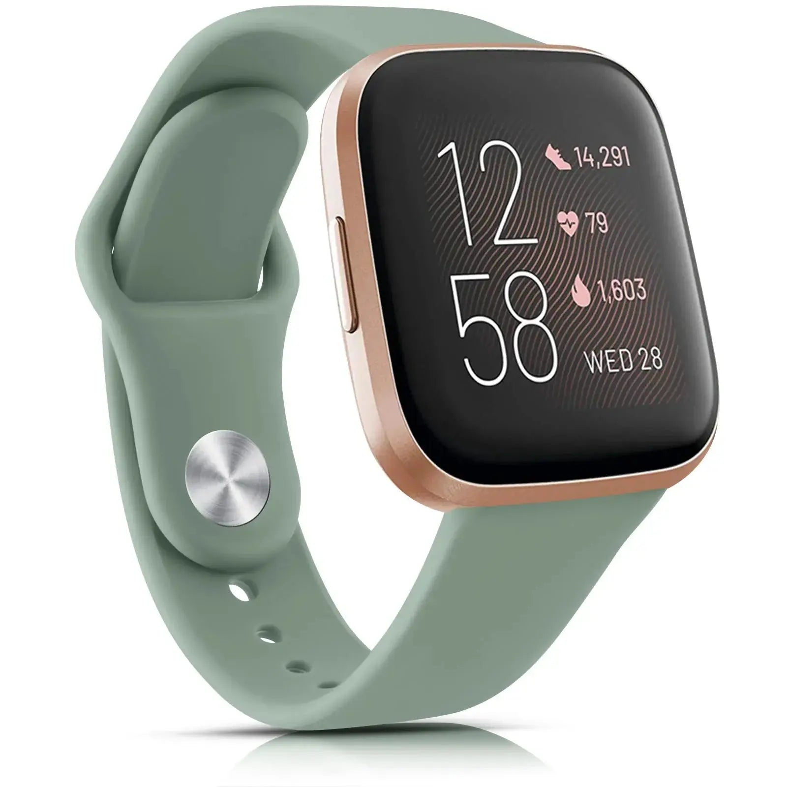 Silicone Sport Watch Band for Fitbit Versa & Sense Series – Comfortable & Durable Strap - STRAPS