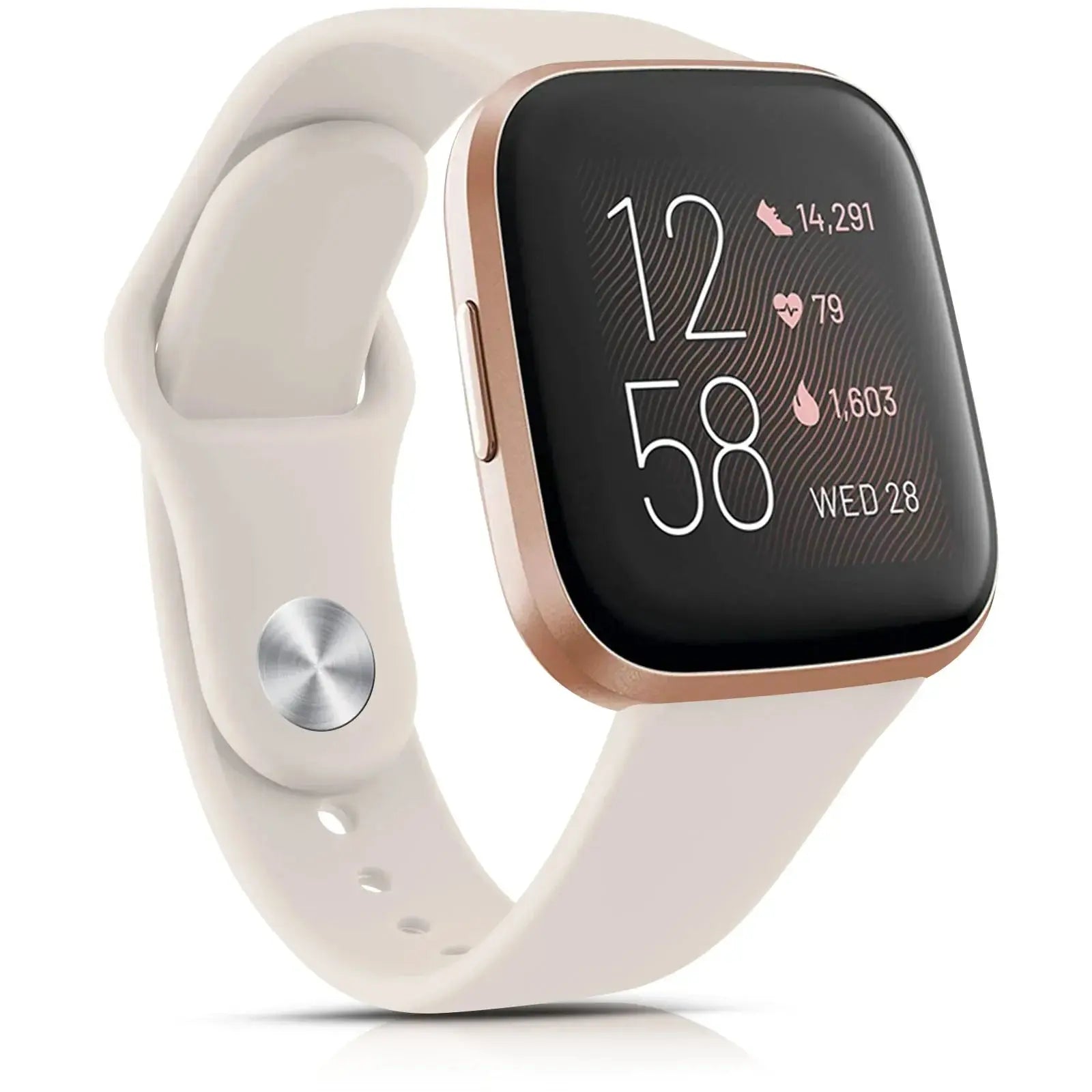 Silicone Sport Watch Band for Fitbit Versa & Sense Series – Comfortable & Durable Strap - STRAPS