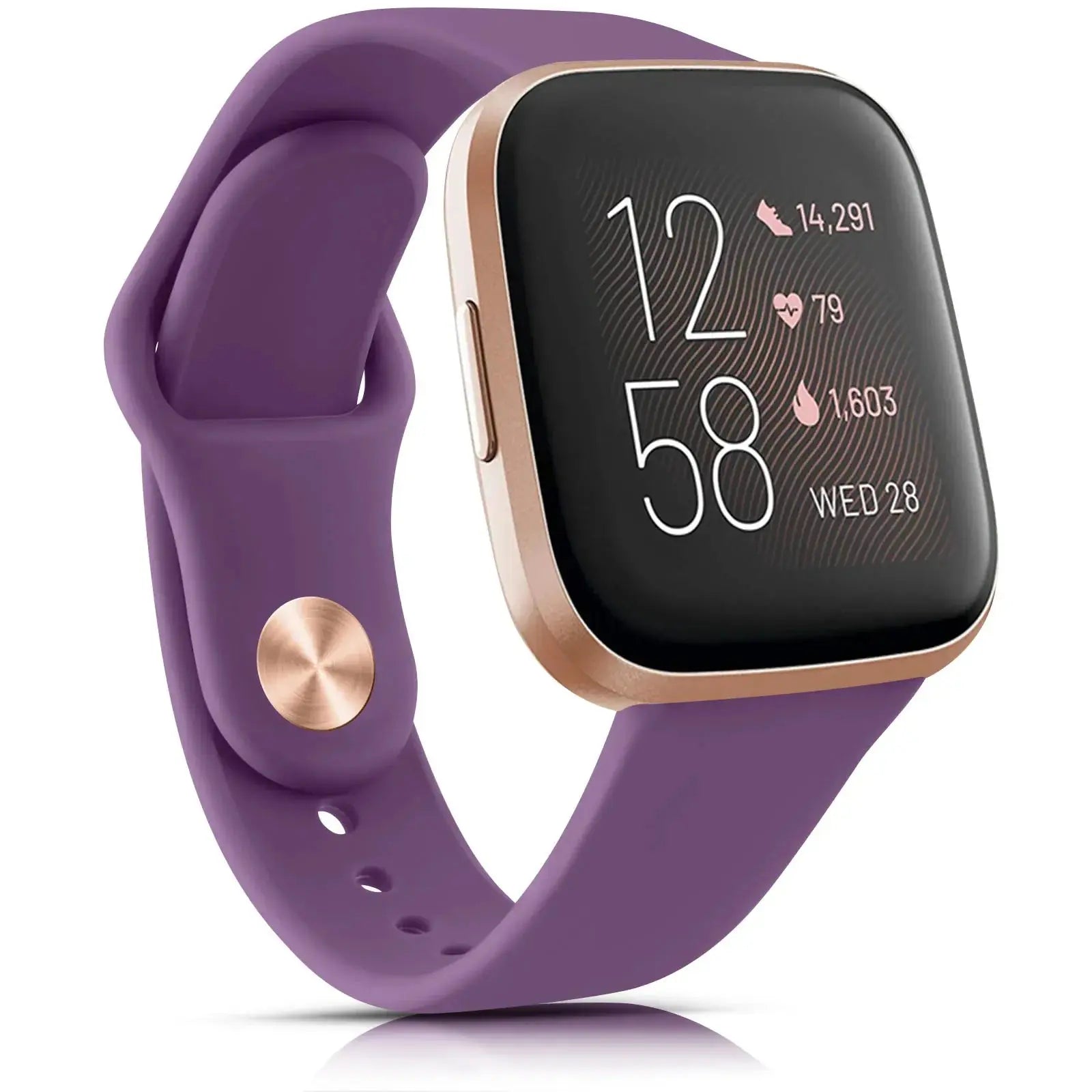 Silicone Sport Watch Band for Fitbit Versa & Sense Series – Comfortable & Durable Strap - STRAPS