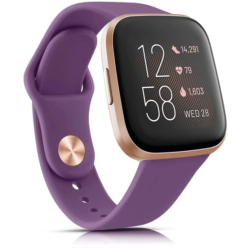 Silicone Sport Watch Band for Fitbit Versa & Sense Series – Comfortable & Durable Strap - STRAPS