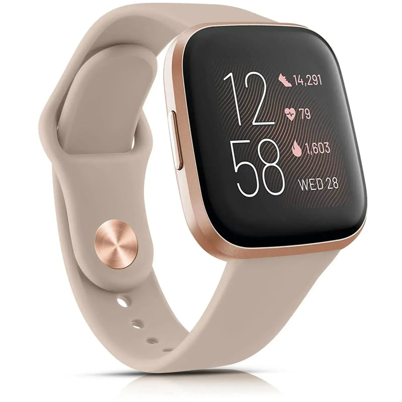 Silicone Sport Watch Band for Fitbit Versa & Sense Series – Comfortable & Durable Strap - STRAPS
