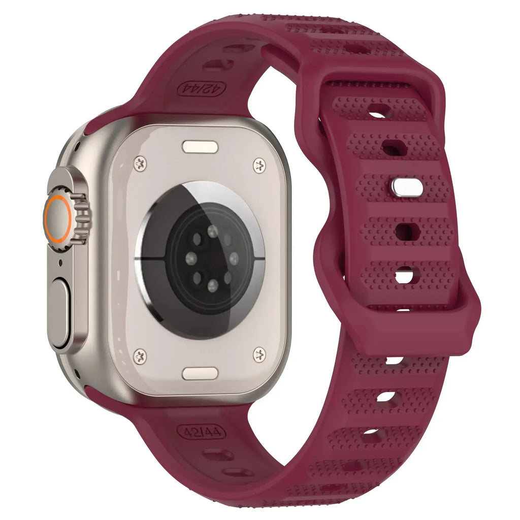 Silicone Strap for Apple Watch Band Ultra 2, Series 10-1, SE, 49/46/45/44/42/41/40/38mm - STRAPS