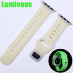 Silicone Strap for Apple Watch Band Ultra 2, Series 10-1, SE, 49/46/45/44/42/41/40/38mm - STRAPS