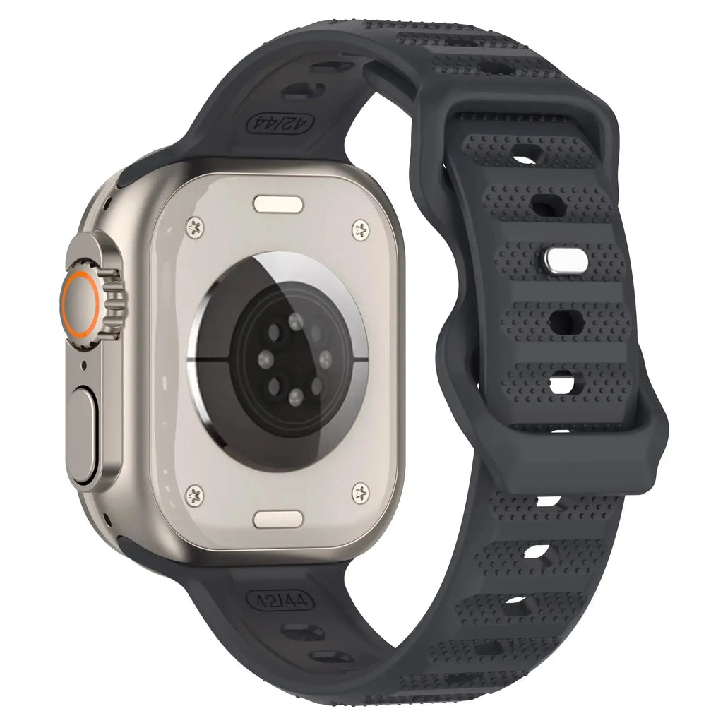 Silicone Strap for Apple Watch Band Ultra 2, Series 10-1, SE, 49/46/45/44/42/41/40/38mm - STRAPS