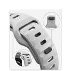 Silicone Strap for Apple Watch Band Ultra 2, Series 10-1, SE, 49/46/45/44/42/41/40/38mm STRAPS