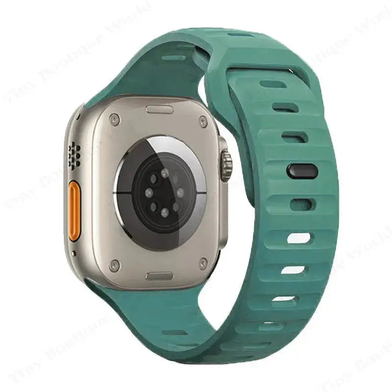 Silicone Strap for Apple Watch Band Ultra 2, Series 10-1, SE, 49/46/45/44/42/41/40/38mm STRAPS
