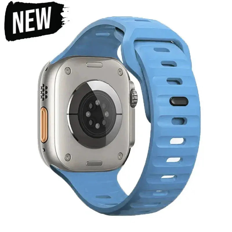 Silicone Strap for Apple Watch Band Ultra 2, Series 10-1, SE, 49/46/45/44/42/41/40/38mm STRAPS