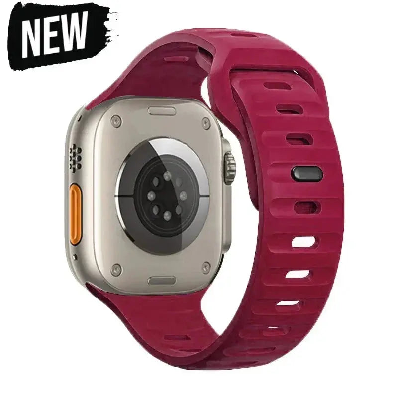 Silicone Strap for Apple Watch Band Ultra 2, Series 10-1, SE, 49/46/45/44/42/41/40/38mm STRAPS