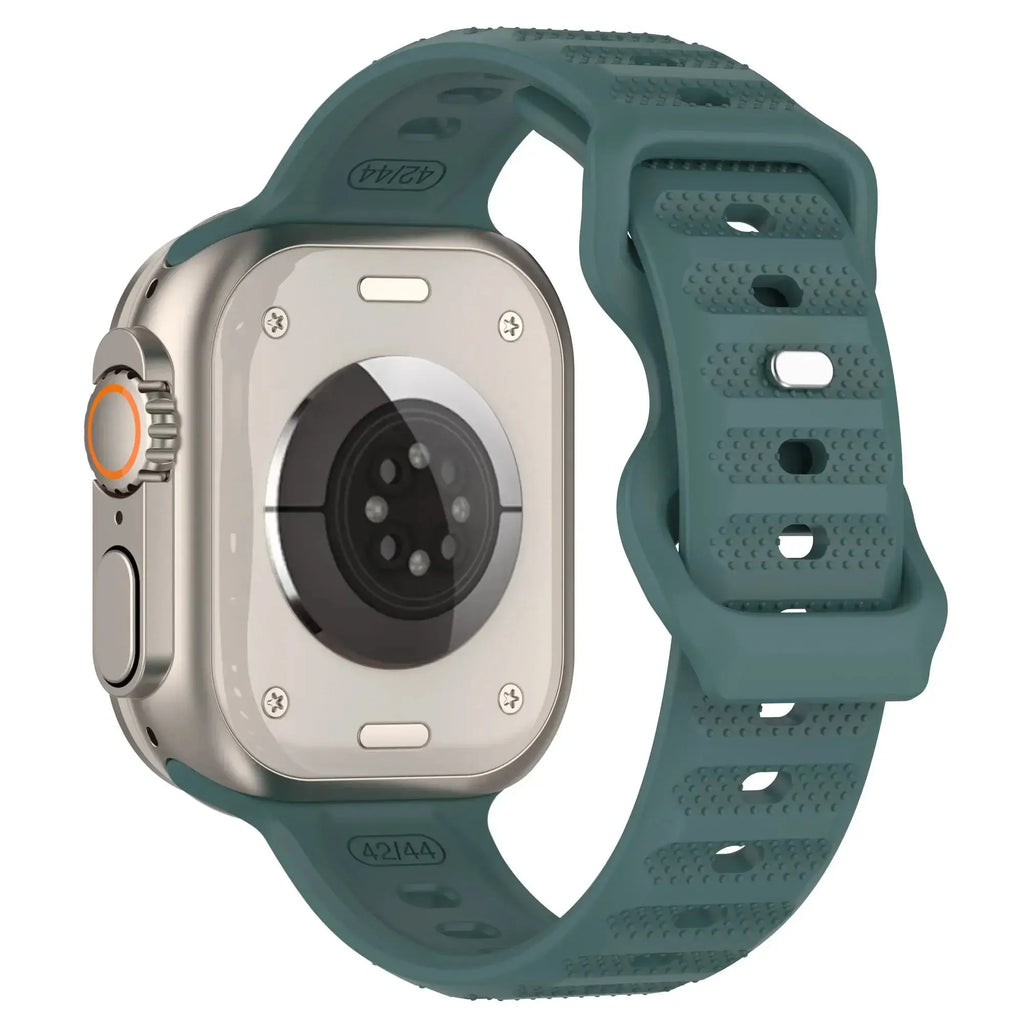 Silicone Strap for Apple Watch Band Ultra 2, Series 10-1, SE, 49/46/45/44/42/41/40/38mm STRAPS