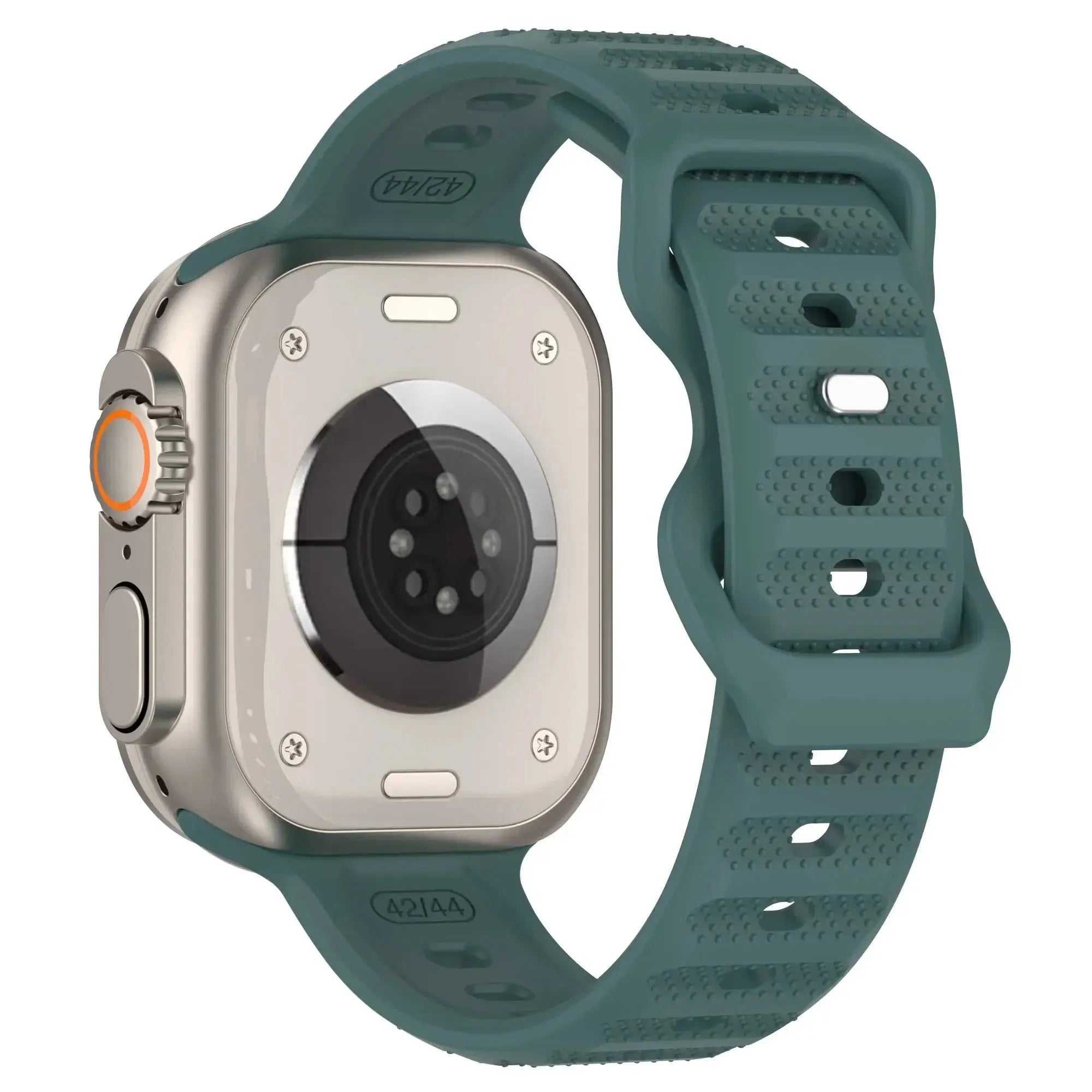Silicone Strap for Apple Watch Band Ultra 2, Series 10-1, SE, 49/46/45/44/42/41/40/38mm STRAPS