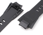 Silicone Strap for Casio G-SHOCK GST-B400 - Convex Resin Rubber, Waterproof - STRAPS