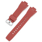 Silicone Strap for Casio G-SHOCK GST-B400 - Convex Resin Rubber, Waterproof - STRAPS