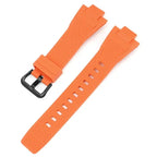 Silicone Strap for Casio G-SHOCK GST-B400 - Convex Resin Rubber, Waterproof - STRAPS
