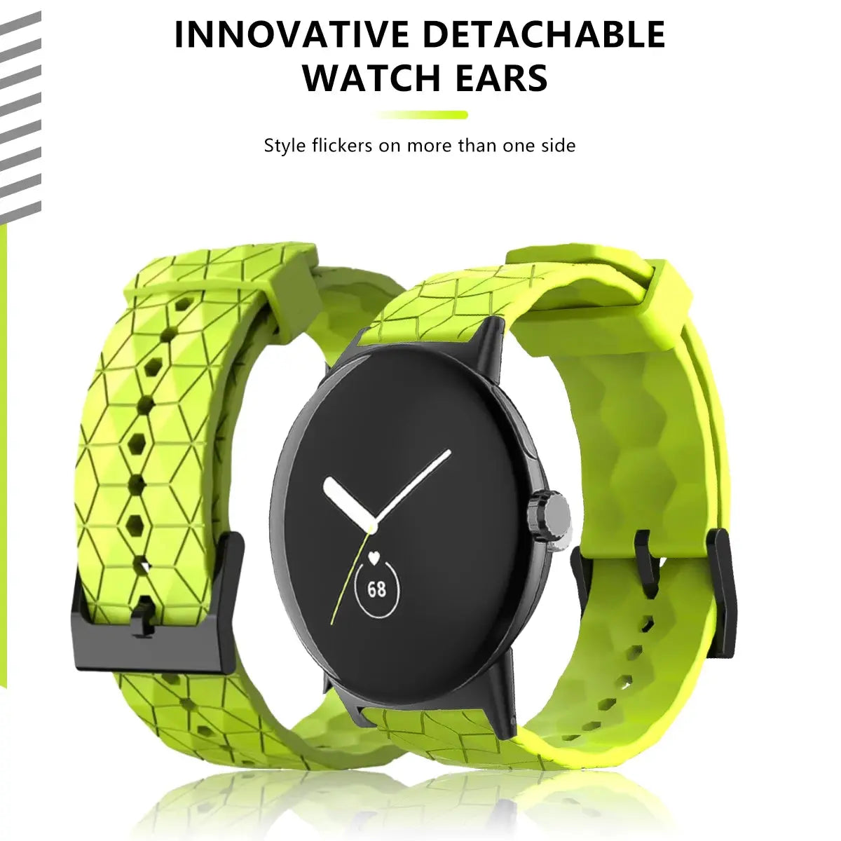Silicone Strap for Google Pixel Watch 2 – Sport Band Replacement for Pixel Watch 1 (41mm) STRAPS