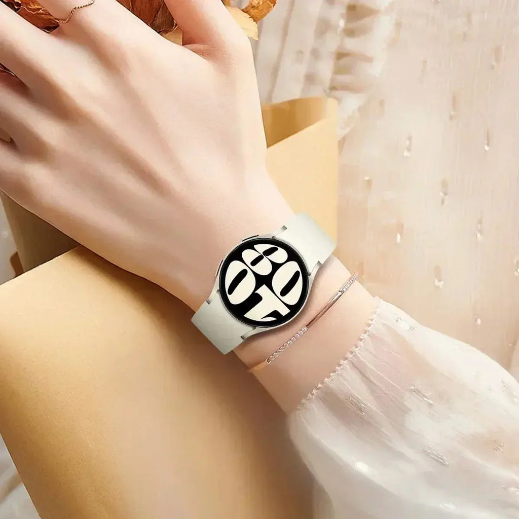 Silicone Strap for Samsung Galaxy Watch 6 5 4 7 Classic 43mm 47mm 40mm 44mm 20mm Sport Band - STRAPS