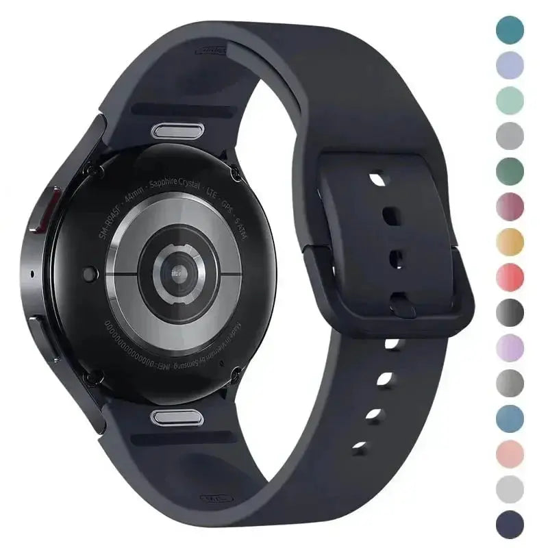 Silicone Strap for Samsung Galaxy Watch 6 5 4 7 Classic 43mm 47mm 40mm 44mm 20mm Sport Band - STRAPS