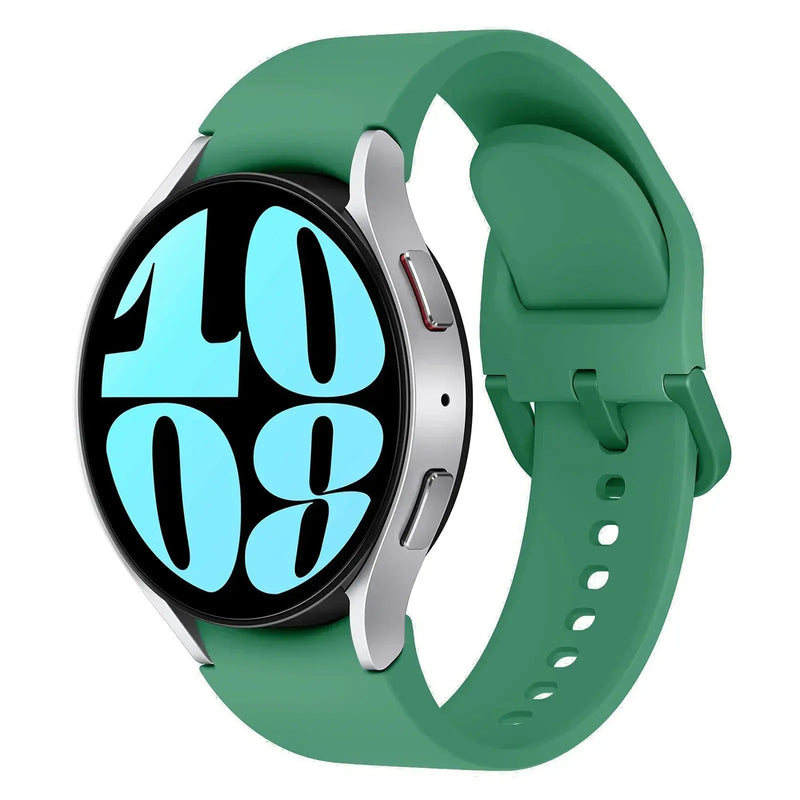Silicone Strap for Samsung Galaxy Watch 6 5 4 7 Classic 43mm 47mm 40mm 44mm 20mm Sport Band - STRAPS