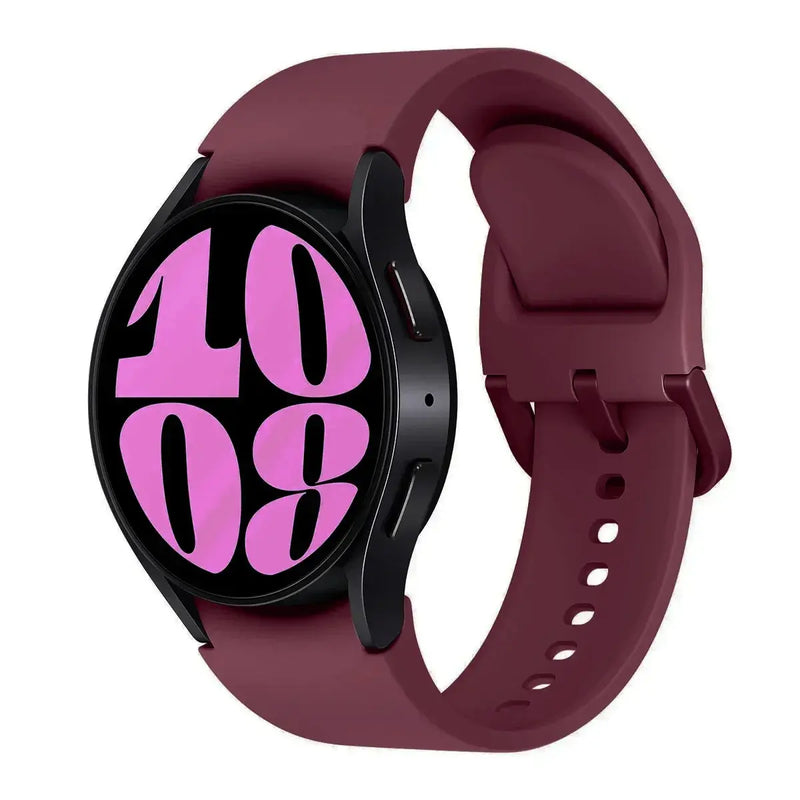 Silicone Strap for Samsung Galaxy Watch 6 5 4 7 Classic 43mm 47mm 40mm 44mm 20mm Sport Band - STRAPS