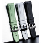 Silicone Strap for Swatch X Omega Moonswatch Stainless Steel Buckle 20mm 22mm Waterproof Band - STRAPS