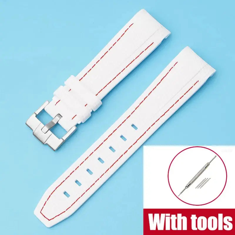 Silicone Strap for Swatch X Omega Moonswatch Stainless Steel Buckle 20mm 22mm Waterproof Band - STRAPS
