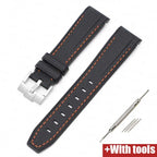 Silicone Strap for Swatch X Omega Moonswatch Stainless Steel Buckle 20mm 22mm Waterproof Band - STRAPS