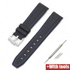 Silicone Strap for Swatch X Omega Moonswatch Stainless Steel Buckle 20mm 22mm Waterproof Band - STRAPS