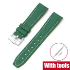 Silicone Strap for Swatch X Omega Moonswatch Stainless Steel Buckle 20mm 22mm Waterproof Band - STRAPS