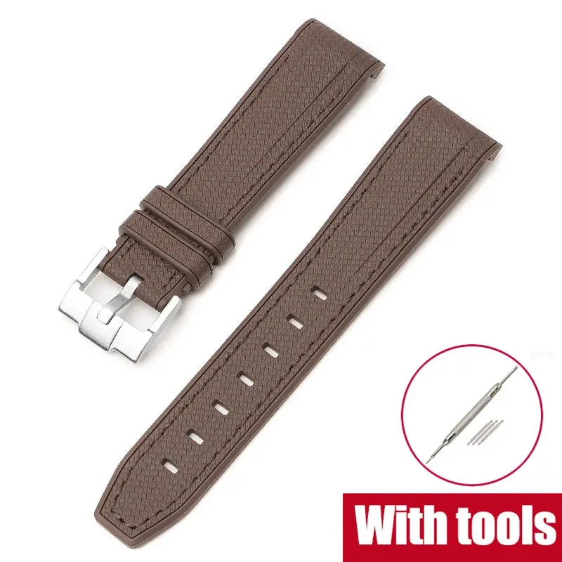 Silicone Strap for Swatch X Omega Moonswatch Stainless Steel Buckle 20mm 22mm Waterproof Band - STRAPS