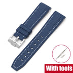 Silicone Strap for Swatch X Omega Moonswatch Stainless Steel Buckle 20mm 22mm Waterproof Band - STRAPS