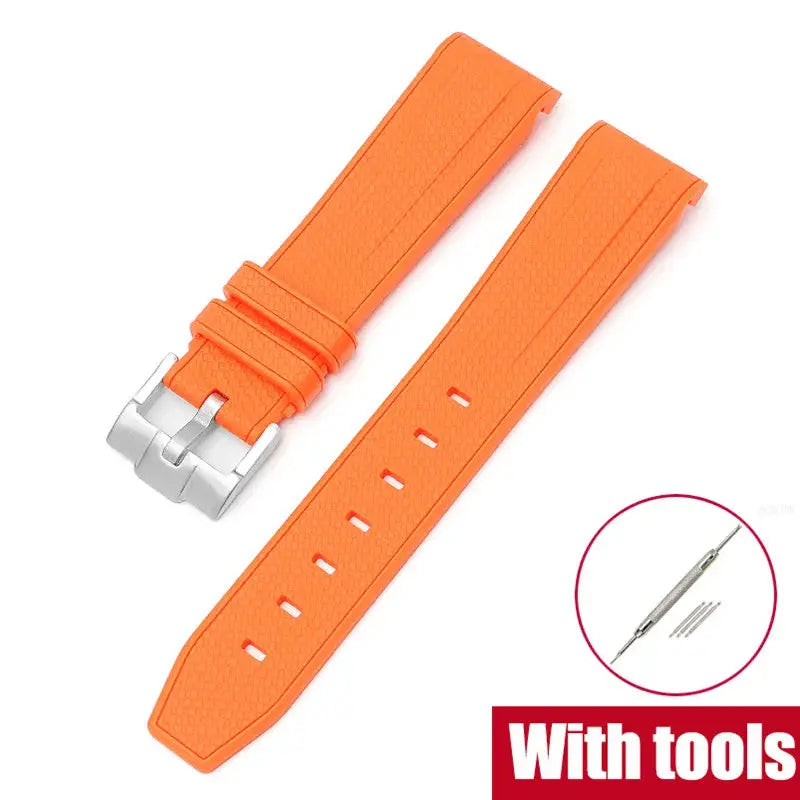 Silicone Strap for Swatch X Omega Moonswatch Stainless Steel Buckle 20mm 22mm Waterproof Band - STRAPS