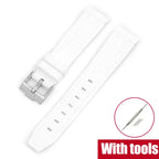 Silicone Strap for Swatch X Omega Moonswatch Stainless Steel Buckle 20mm 22mm Waterproof Band - STRAPS