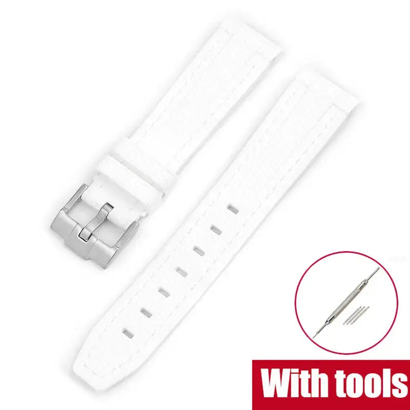 Silicone Strap for Swatch X Omega Moonswatch Stainless Steel Buckle 20mm 22mm Waterproof Band - STRAPS