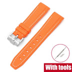 Silicone Strap for Swatch X Omega Moonswatch Stainless Steel Buckle 20mm 22mm Waterproof Band - STRAPS