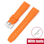 Silicone Strap for Swatch X Omega Moonswatch Stainless Steel Buckle 20mm 22mm Waterproof Band - STRAPS