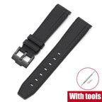 Silicone Strap for Swatch X Omega Moonswatch Stainless Steel Buckle 20mm 22mm Waterproof Band - STRAPS